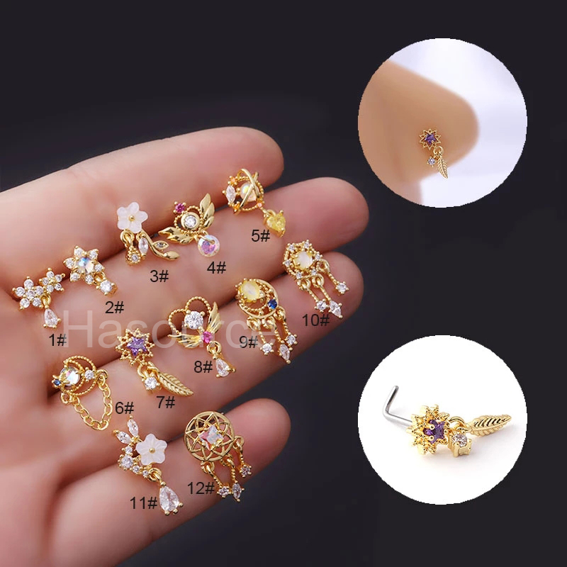 Body Jewelry Indian - 2022 جديد 1 قطعة 316L الجراحية
