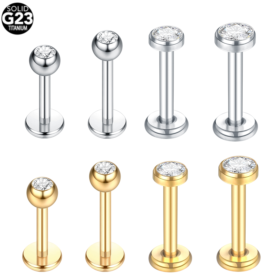 Body Jewelry Internally Threaded - G23 تيتانيوم داخلي ثقب الخيط Labret