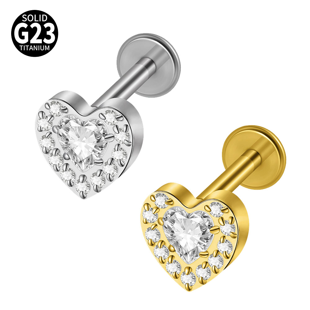 Body Jewelry Internally Threaded - مجوهرات ثقب الأذن من التيتانيوم G23