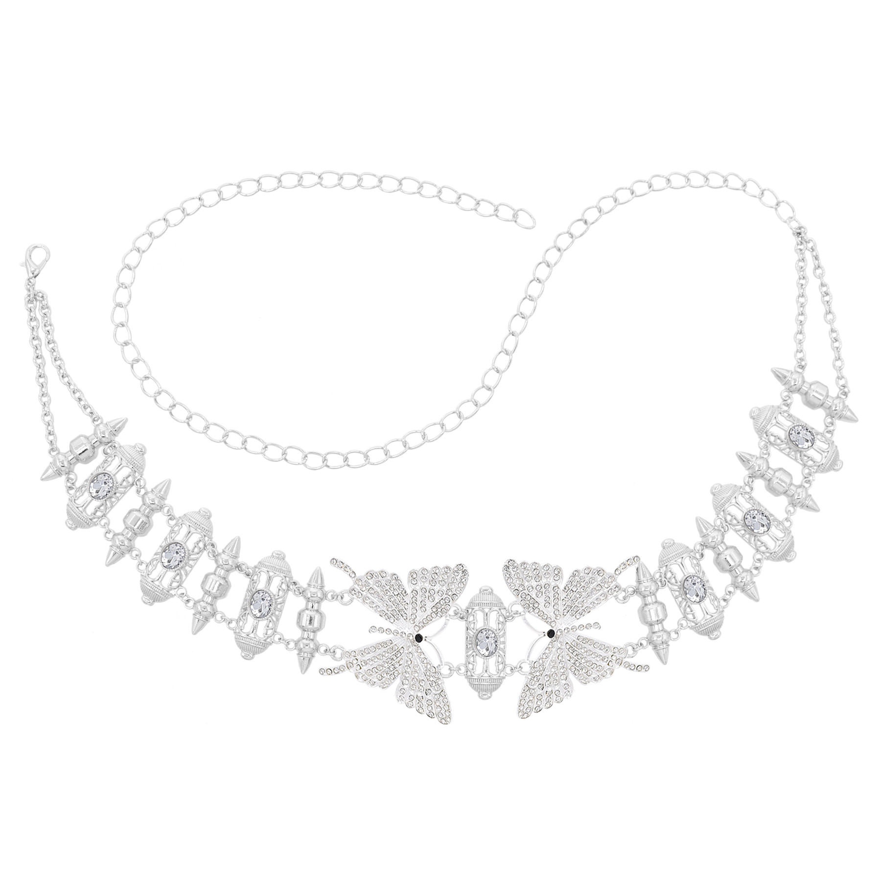 Body Jewelry Indian - موضة فراشة الخصر البطن سلاسل اكسسوارات