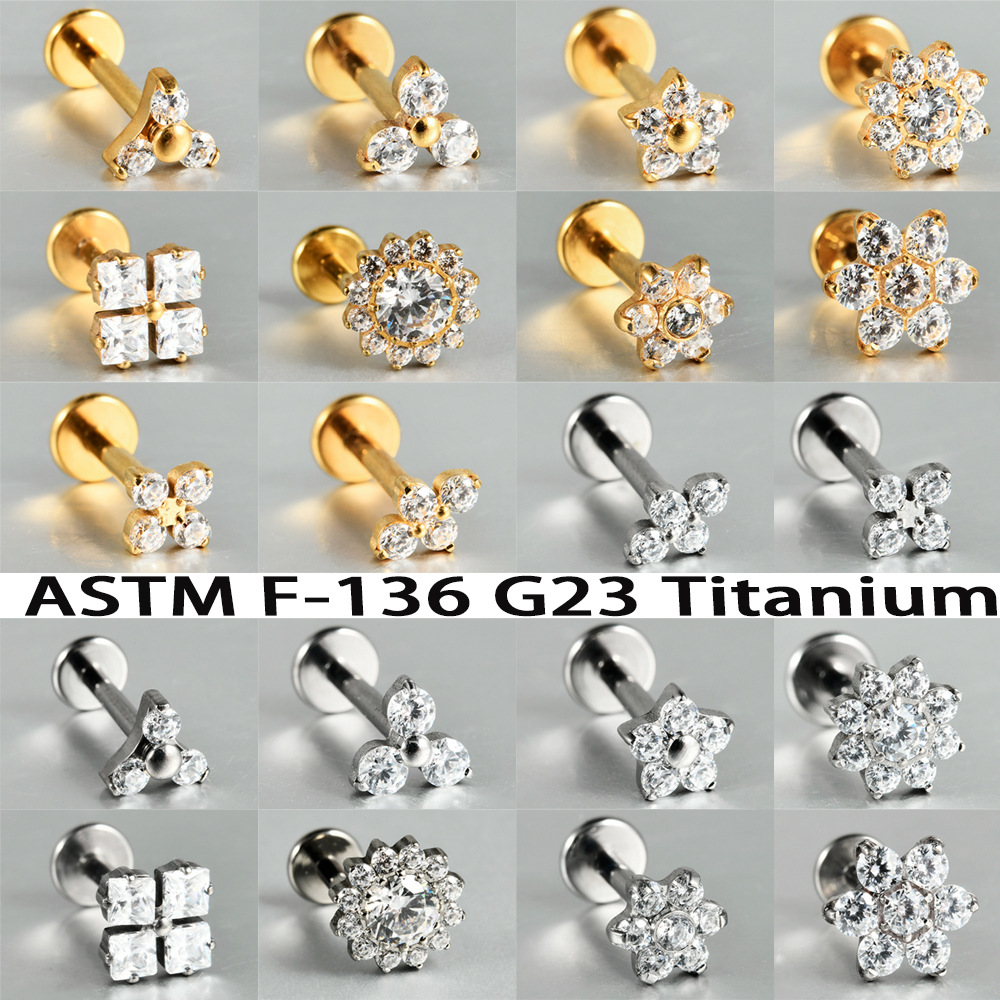 قطعة واحدة من مجوهرات ثقب الأذ - مراجعة Body Jewelry Internally Threaded وسعره
