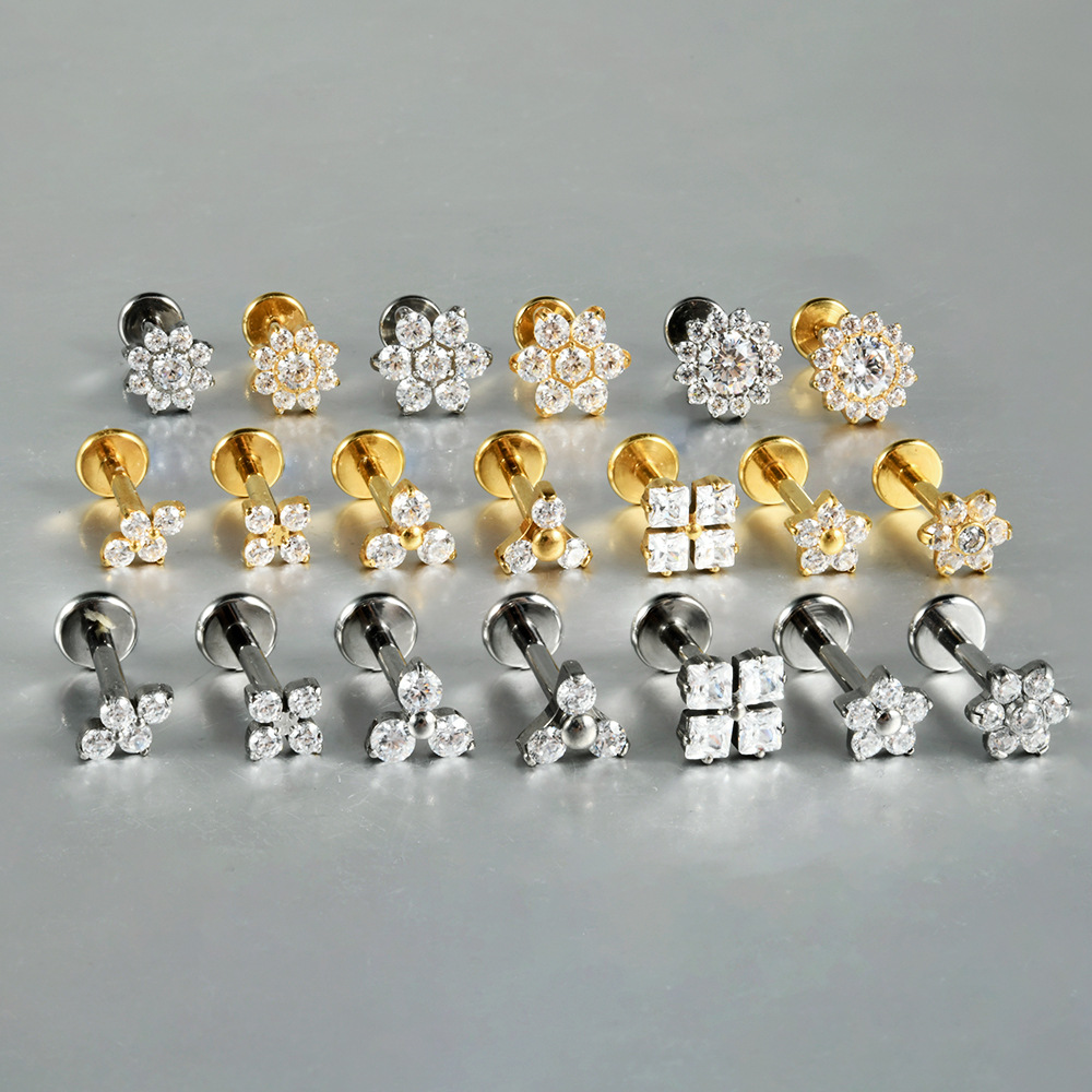 قطعة واحدة من مجوهرات ثقب الأذ - مراجعة Body Jewelry Internally Threaded وسعره