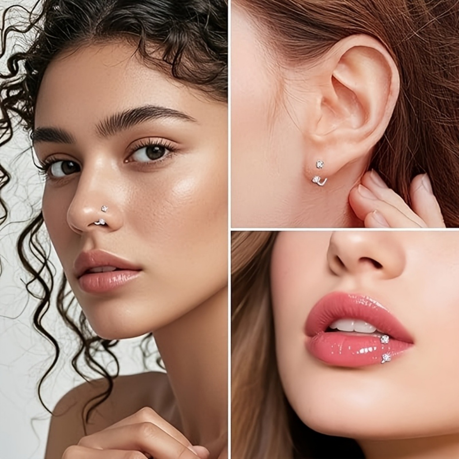 حلقات أنف على شكل حدوة حصان لل - مراجعة Body Jewelry Changing Kit وسعره