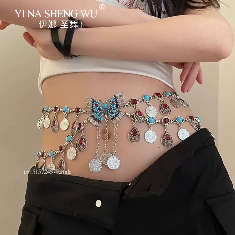 عملات معدنية خمر شرابة طويلة ا - مراجعة Body Jewelry Indian وسعره