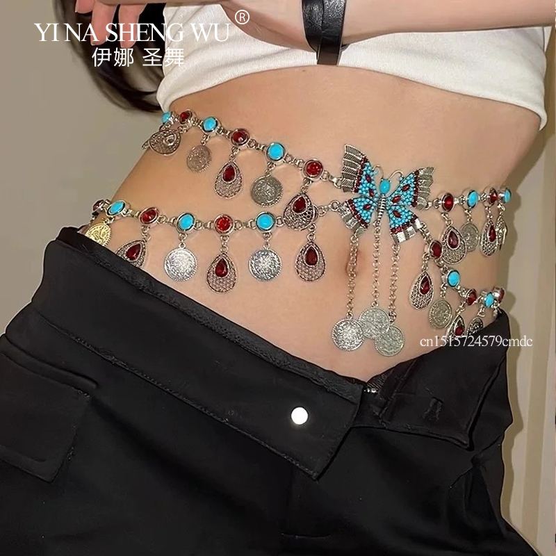 عملات معدنية خمر شرابة طويلة ا - مراجعة Body Jewelry Indian وسعره