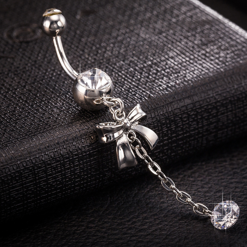 925 الفضة الاسترليني زر البطن  - مراجعة Body Jewelry Internally Threaded وسعره