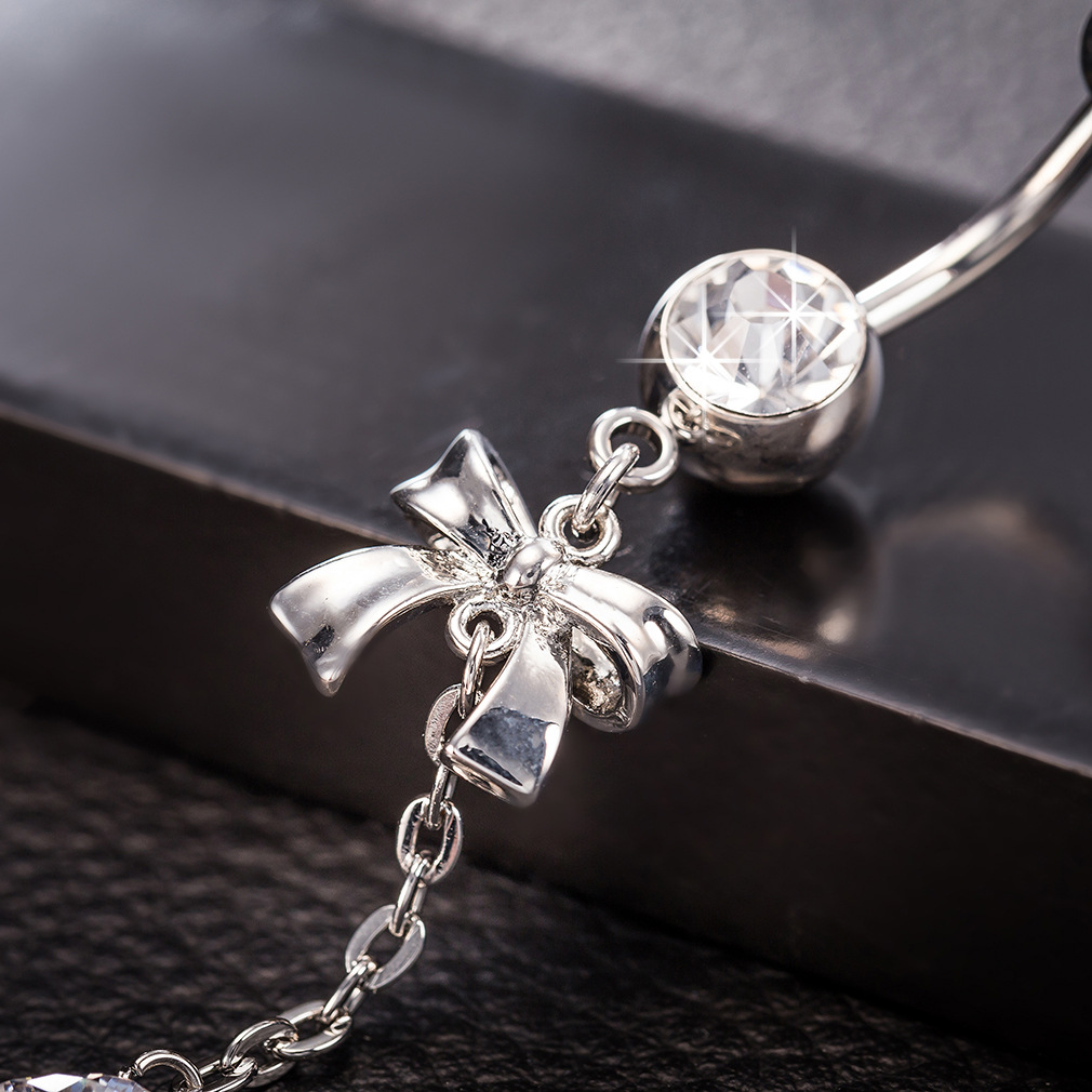 925 الفضة الاسترليني زر البطن  - مراجعة Body Jewelry Internally Threaded وسعره