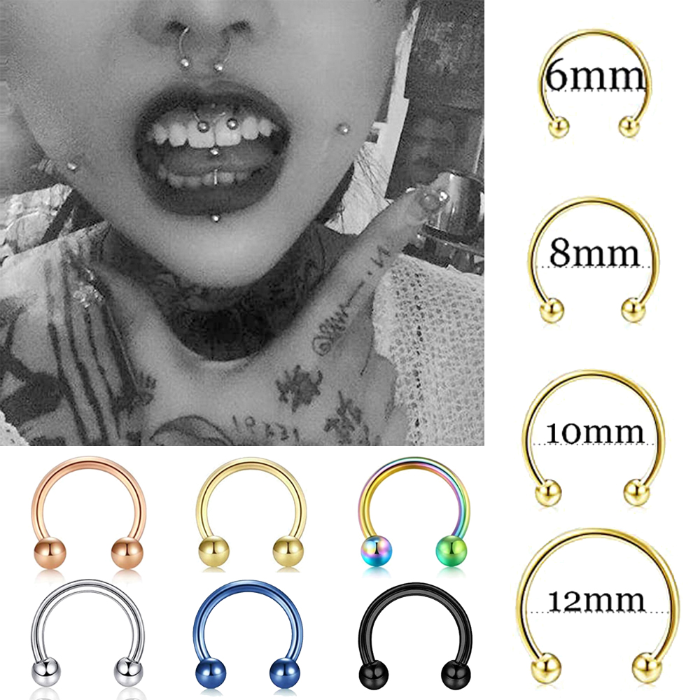 14 جرام 16 جرام الحاجز مجوهرات - مراجعة Body Jewelry Changing Kit وسعره