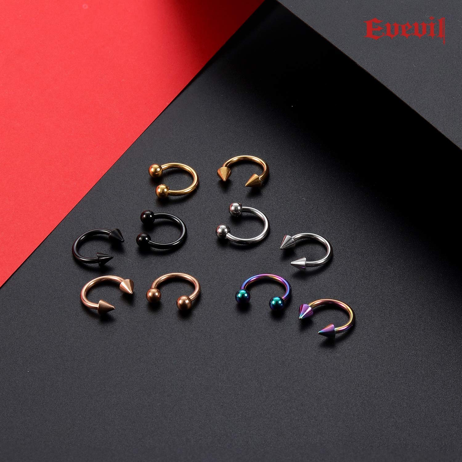 14 جرام 16 جرام الحاجز مجوهرات - مراجعة Body Jewelry Changing Kit وسعره