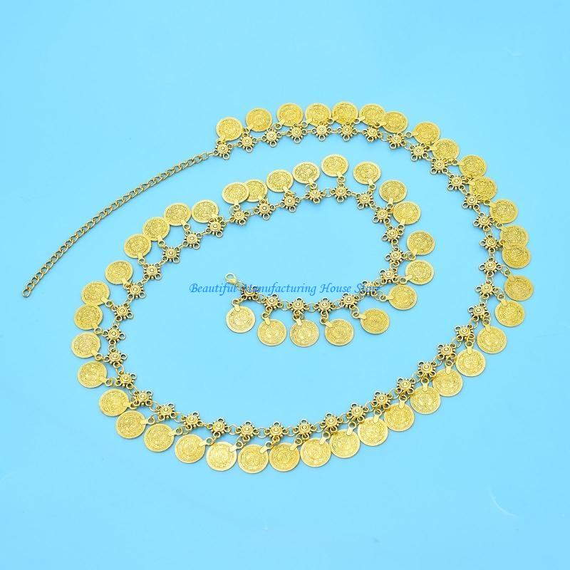 E56A عملة البطن سلسلة فستان رق - مراجعة Body Jewelry Indian وسعره