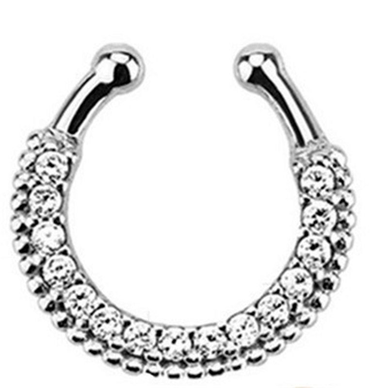 الهندي كريستال بعقبة في الأنف  - مراجعة Body Jewelry Indian وسعره