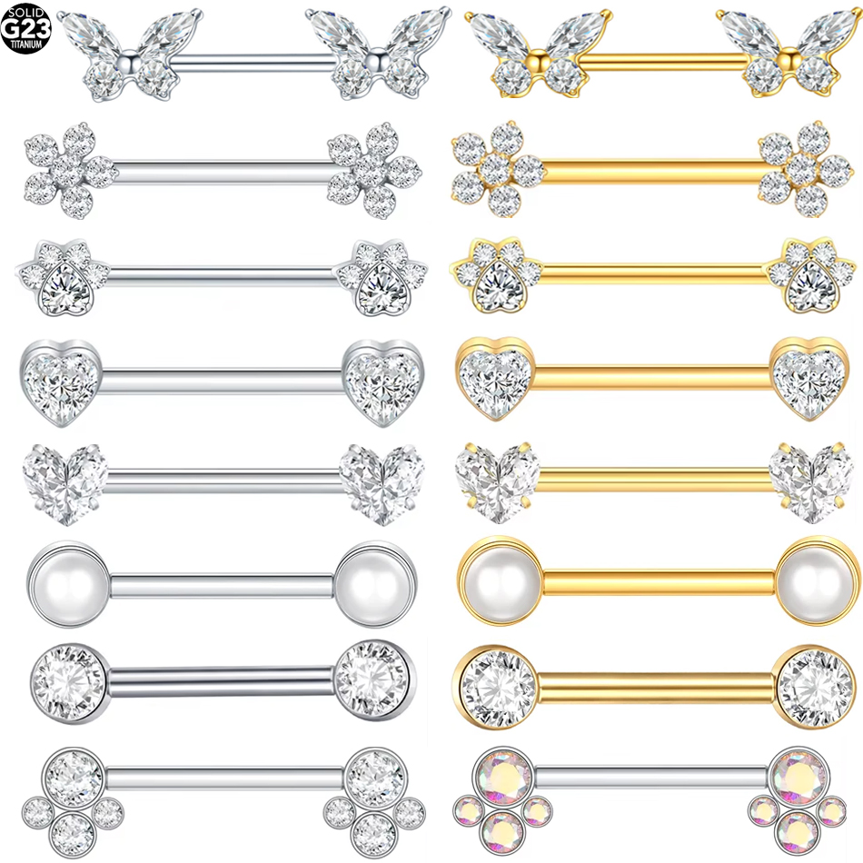 قطعة واحدة، حلقة حلمة من التيت - مراجعة Body Jewelry Internally Threaded وسعره