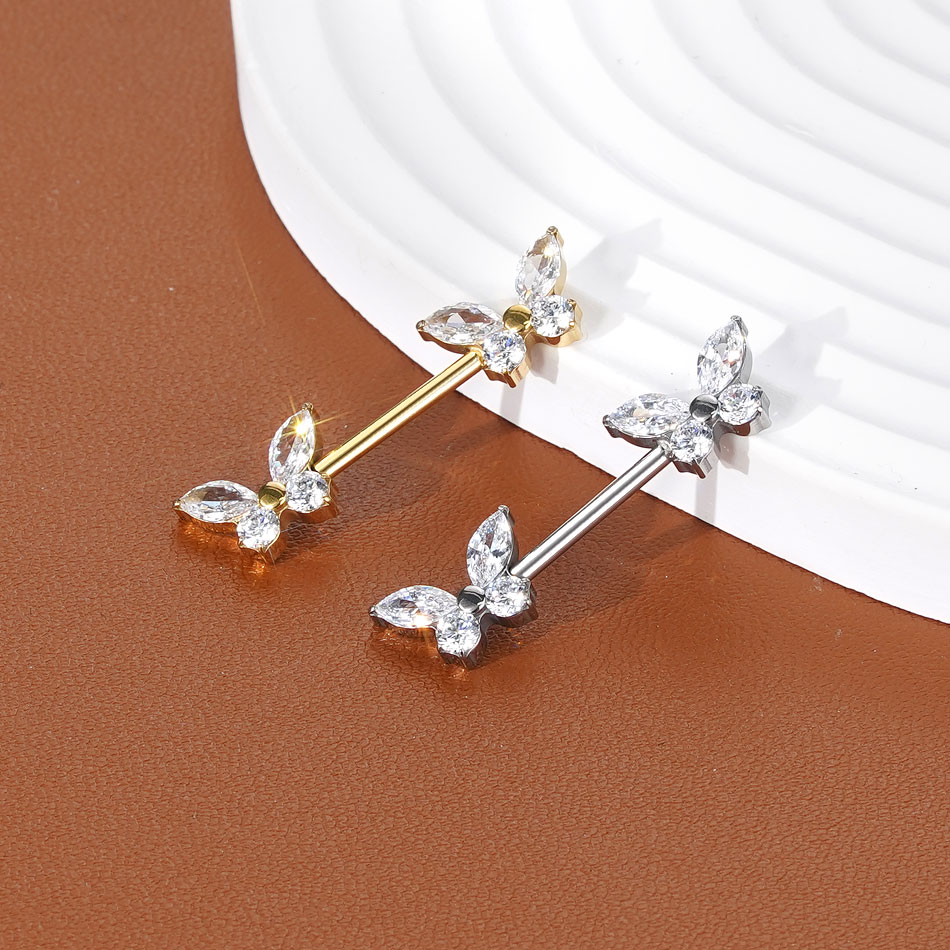 قطعة واحدة، حلقة حلمة من التيت - مراجعة Body Jewelry Internally Threaded وسعره