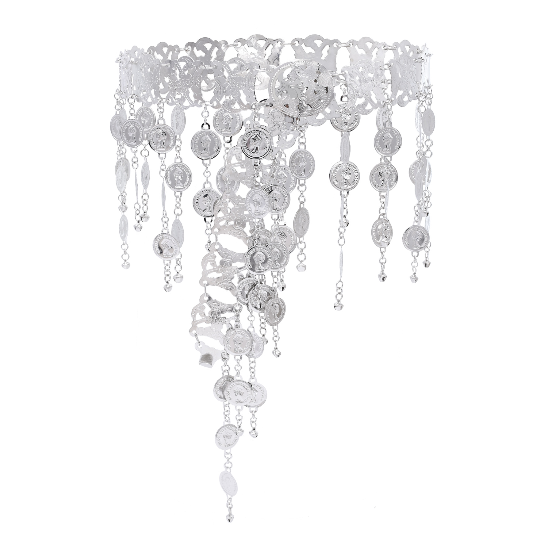 سلسلة خصر هندية عرقية بقلادة ف - مراجعة Body Jewelry Indian وسعره