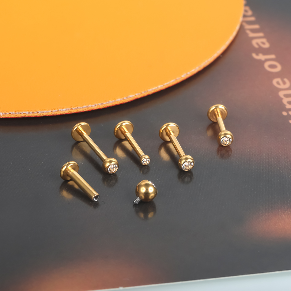G23 تيتانيوم داخلي ثقب الخيط L - مراجعة Body Jewelry Internally Threaded وسعره