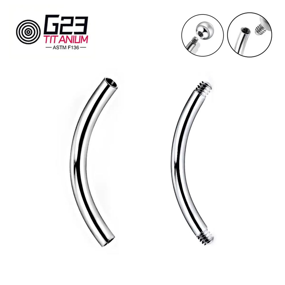 الجملة 5/10/50 قطعة G23 التيتا - مراجعة Body Jewelry Internally Threaded وسعره