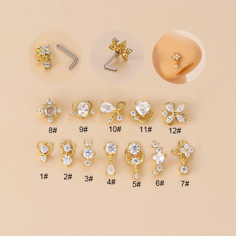 1 قطعة 20 جرام 316L الجراحية ا - مراجعة Body Jewelry Indian وسعره