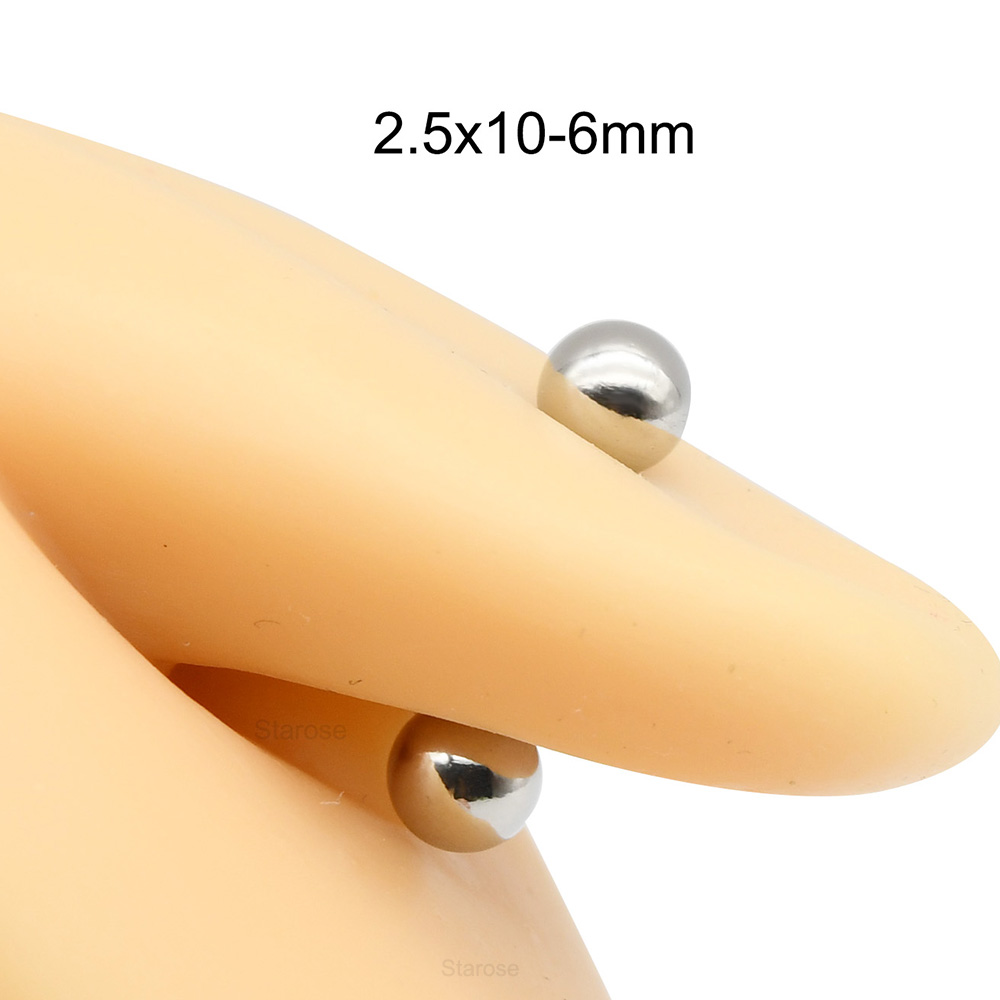 1 قطعة 12 جرام-00 جرام الفولاذ - مراجعة Body Jewelry Internally Threaded وسعره