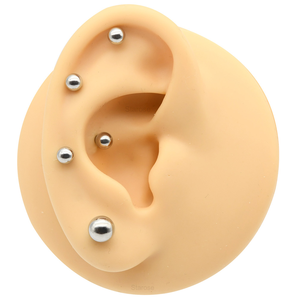 1 قطعة 12 جرام-00 جرام الفولاذ - مراجعة Body Jewelry Internally Threaded وسعره