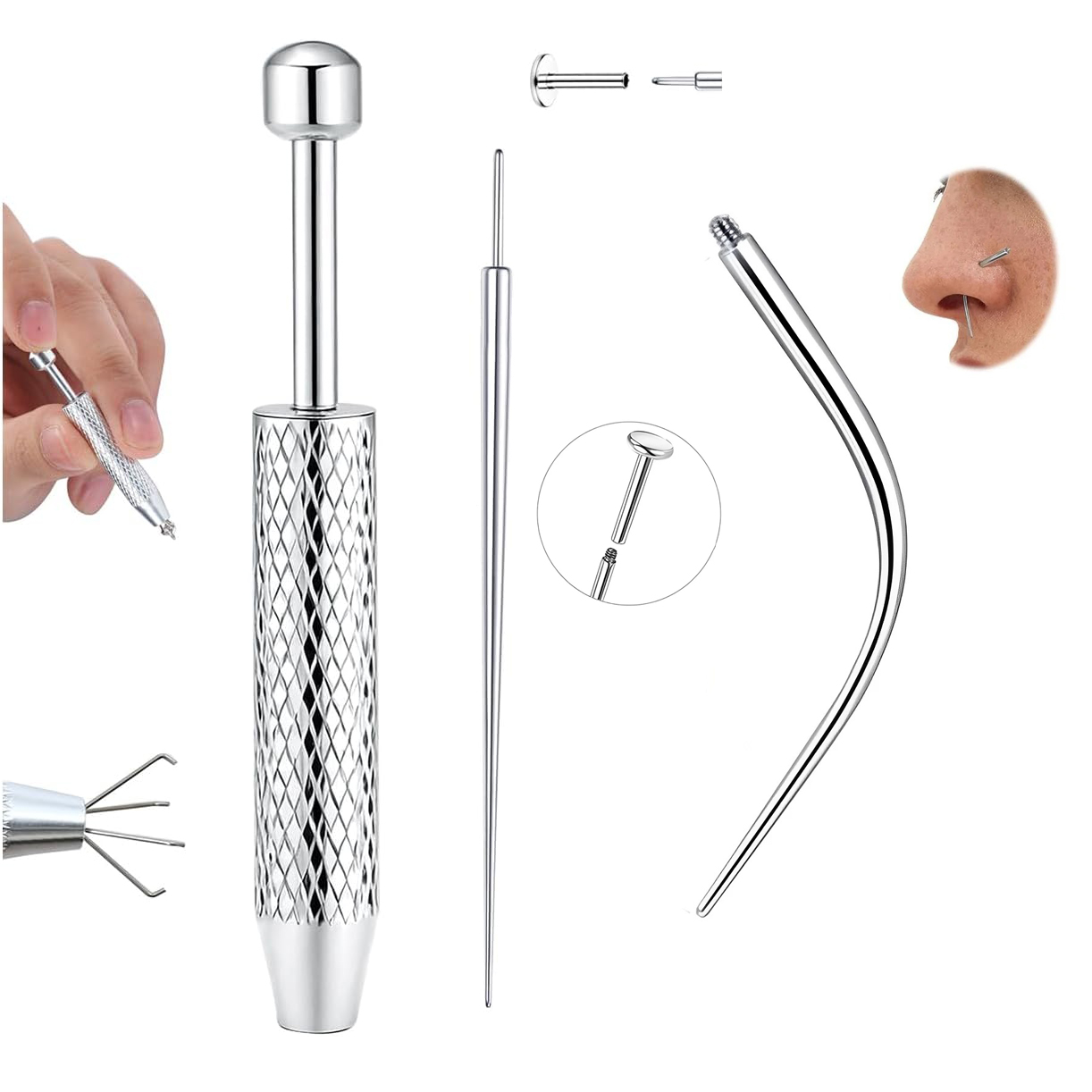 أداة دربيرفكت لتثبيت وتعديل ال - مراجعة Body Jewelry Changing Kit وسعره