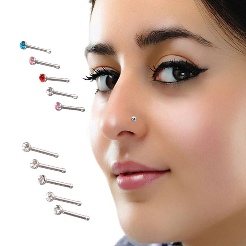 4 قطعة/الوحدة الهندي كريستال ح - مراجعة Body Jewelry Indian وسعره