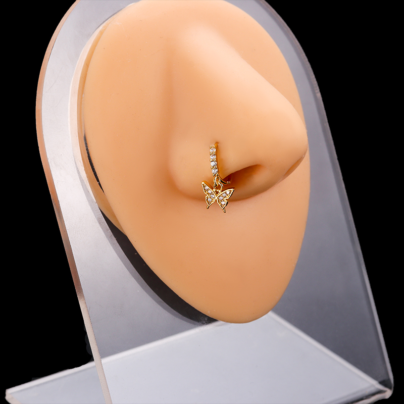 الفولاذ المقاوم للصدأ الأنف ال - مراجعة Body Jewelry Indian وسعره