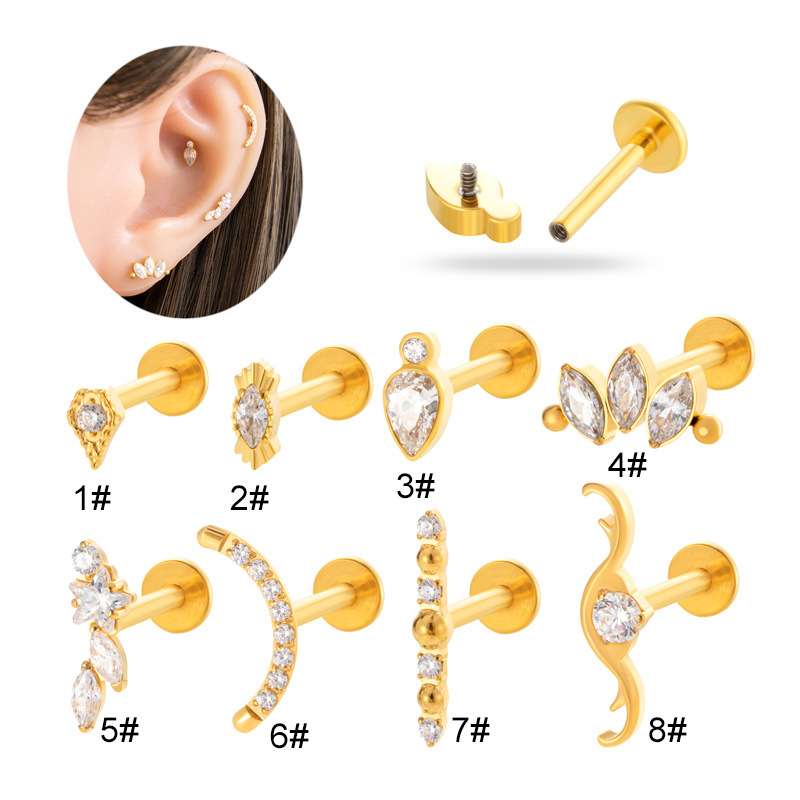 قطعة واحدة من مجوهرات الجسم: ح - مراجعة Body Jewelry Internally Threaded وسعره